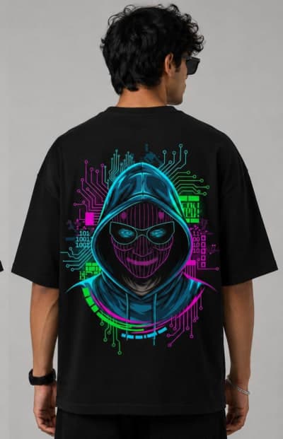 Cyber Rebel Oversized Tee